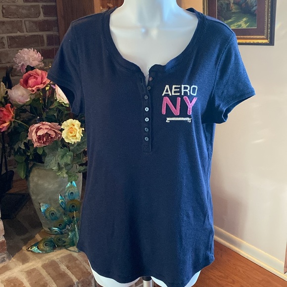 Aeropostale Ribbed Signature Top - Picture 6 of 9